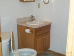 Half bath with washer and dryer included