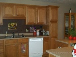 dishwasher and loads of cupboards.